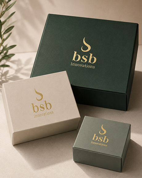Foil-stamped corporate gifting box — BSB Innovations